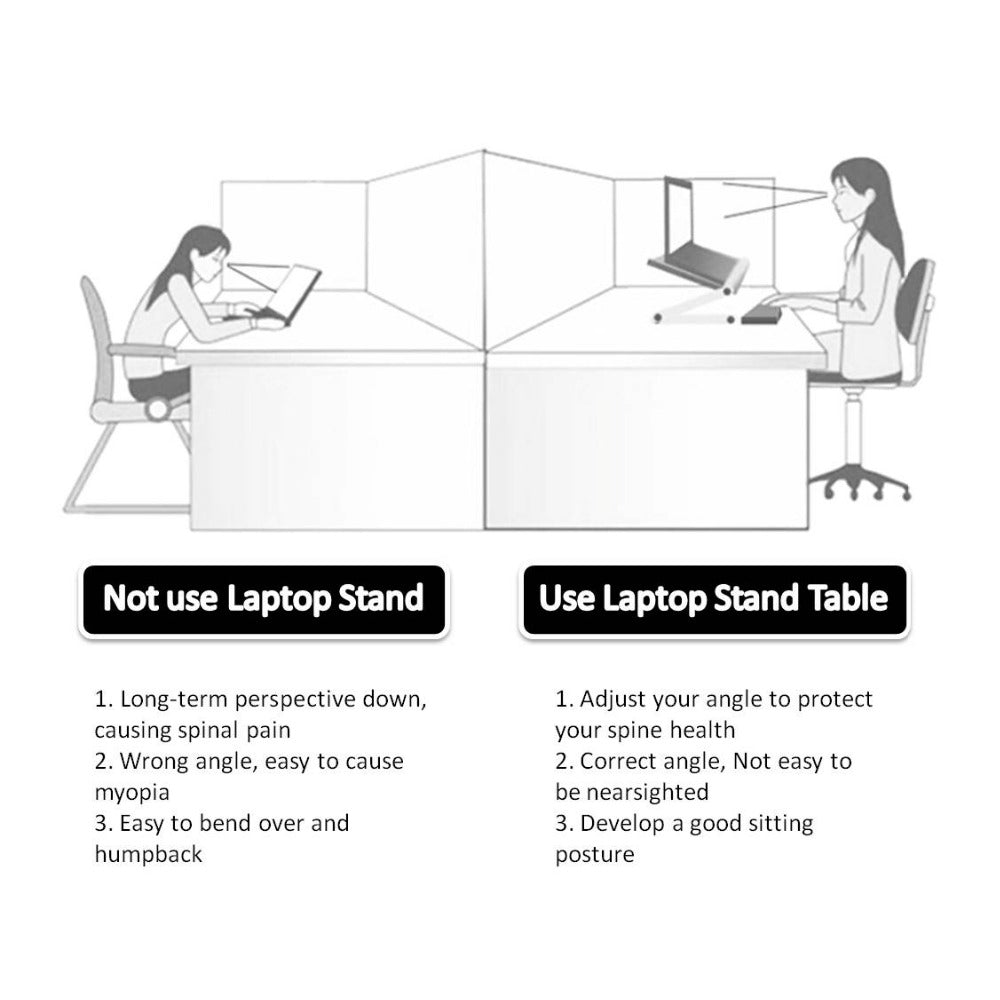 Soporte Plegable Ergonómico para Laptop y Tablet