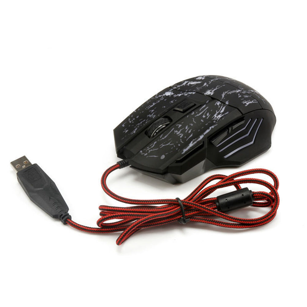 Mouse Gaming USB de Alta Precisión