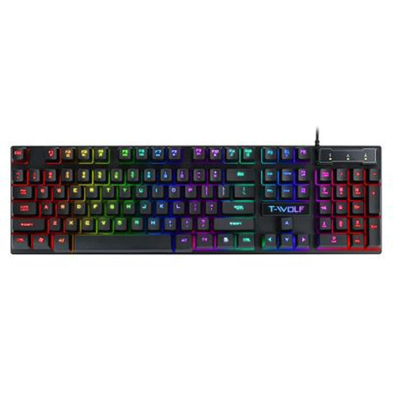 Teclado Gaming USB Luminoso con Teclas Flotantes