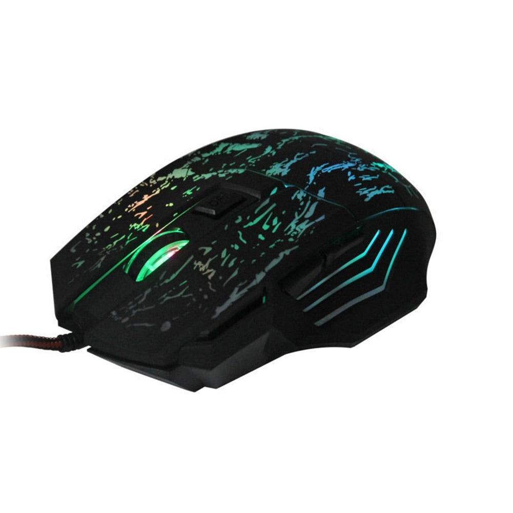 Mouse Gaming USB de Alta Precisión