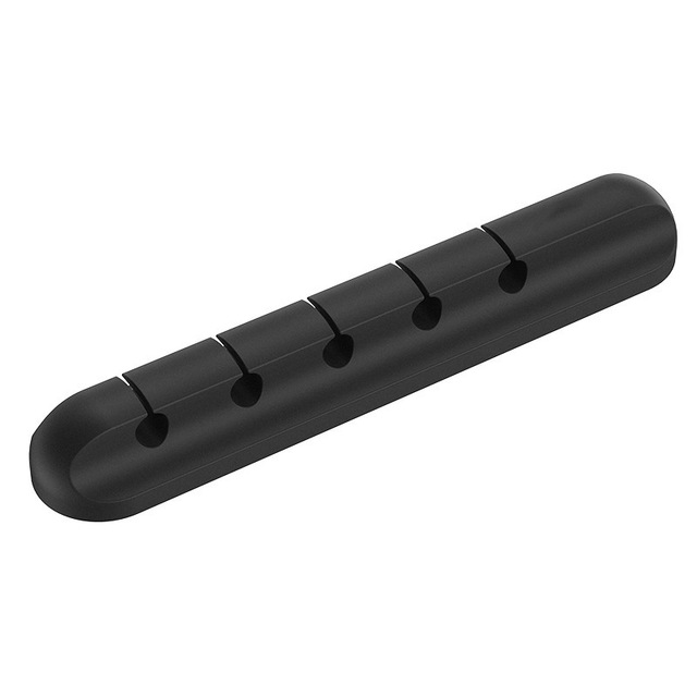 Organizador de Cables USB Silicona — Clips Multipropósito