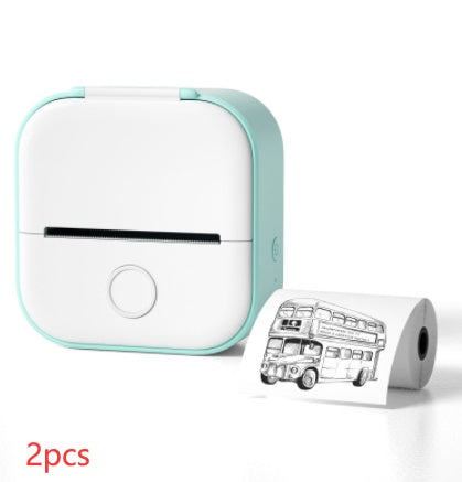 Impresora Térmica Portátil Mini — Etiquetas y Fotos Bluetooth