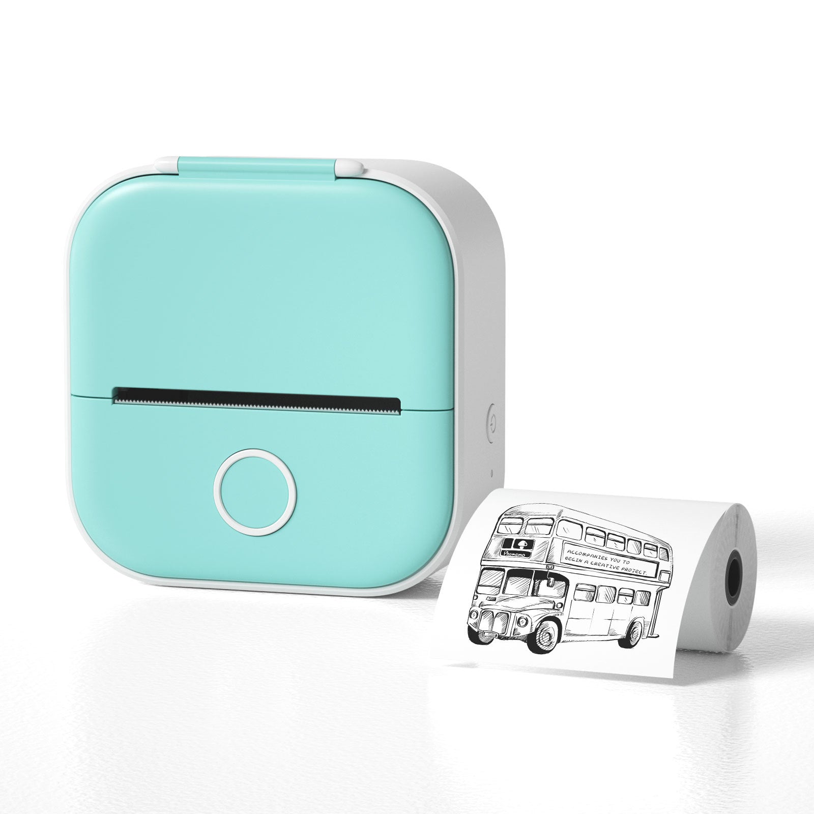 Impresora Térmica Portátil Mini — Etiquetas y Fotos Bluetooth
