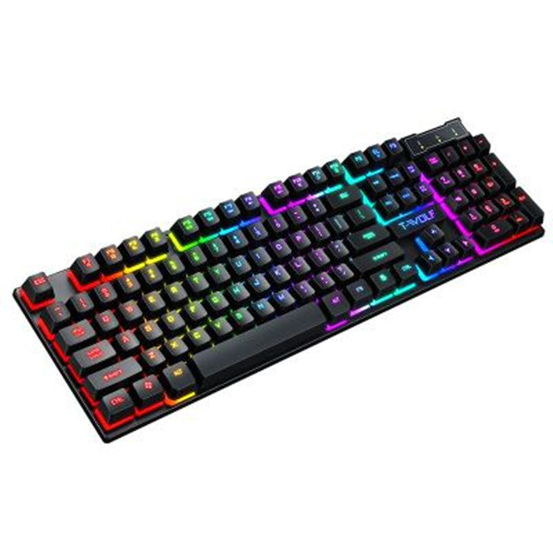 Teclado Gaming USB Luminoso con Teclas Flotantes