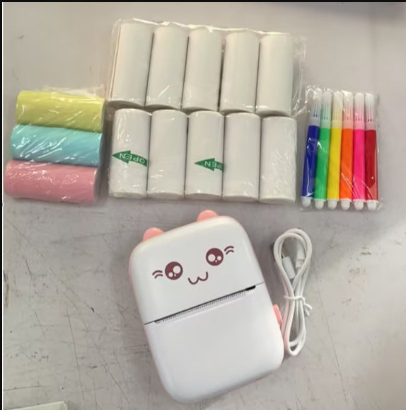 Mini Impresora Portátil Bluetooth WiFi — Fotos y Etiquetas