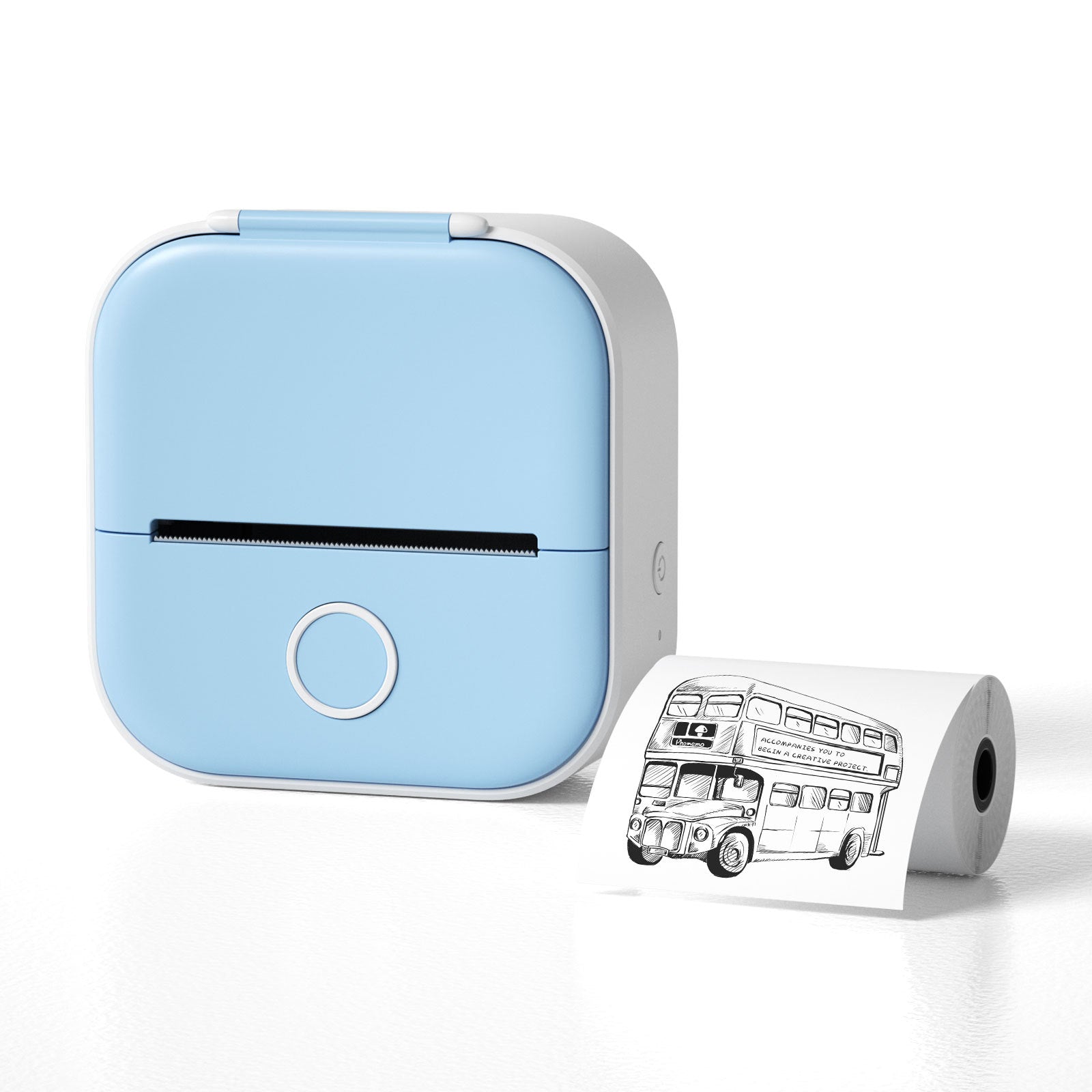 Impresora Térmica Portátil Mini — Etiquetas y Fotos Bluetooth