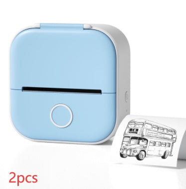 Impresora Térmica Portátil Mini — Etiquetas y Fotos Bluetooth