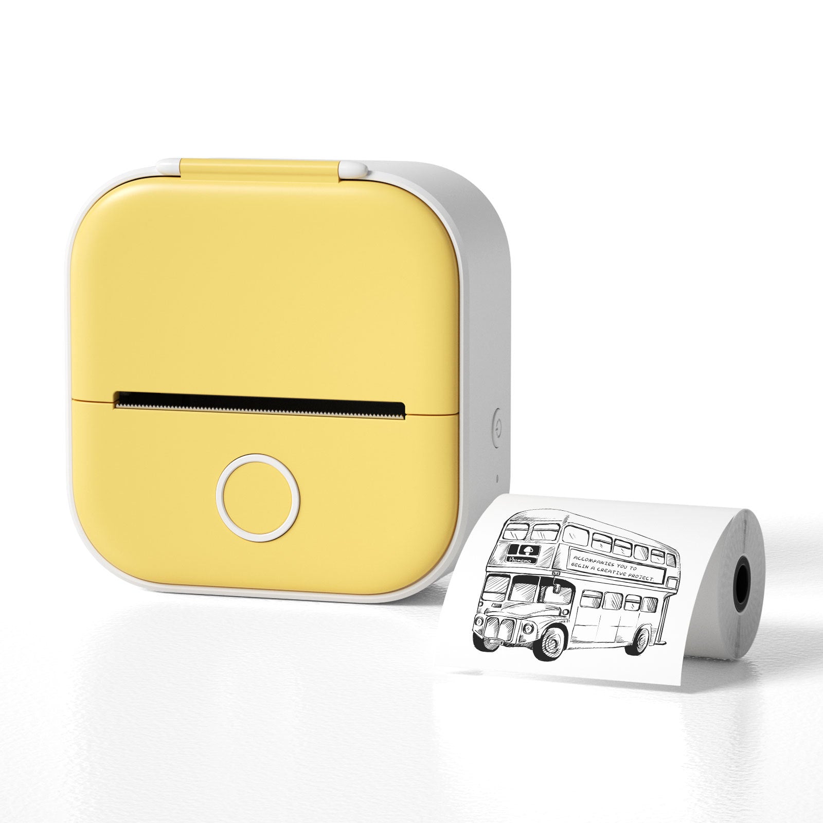 Impresora Térmica Portátil Mini — Etiquetas y Fotos Bluetooth